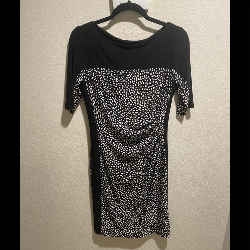 Black and white dress